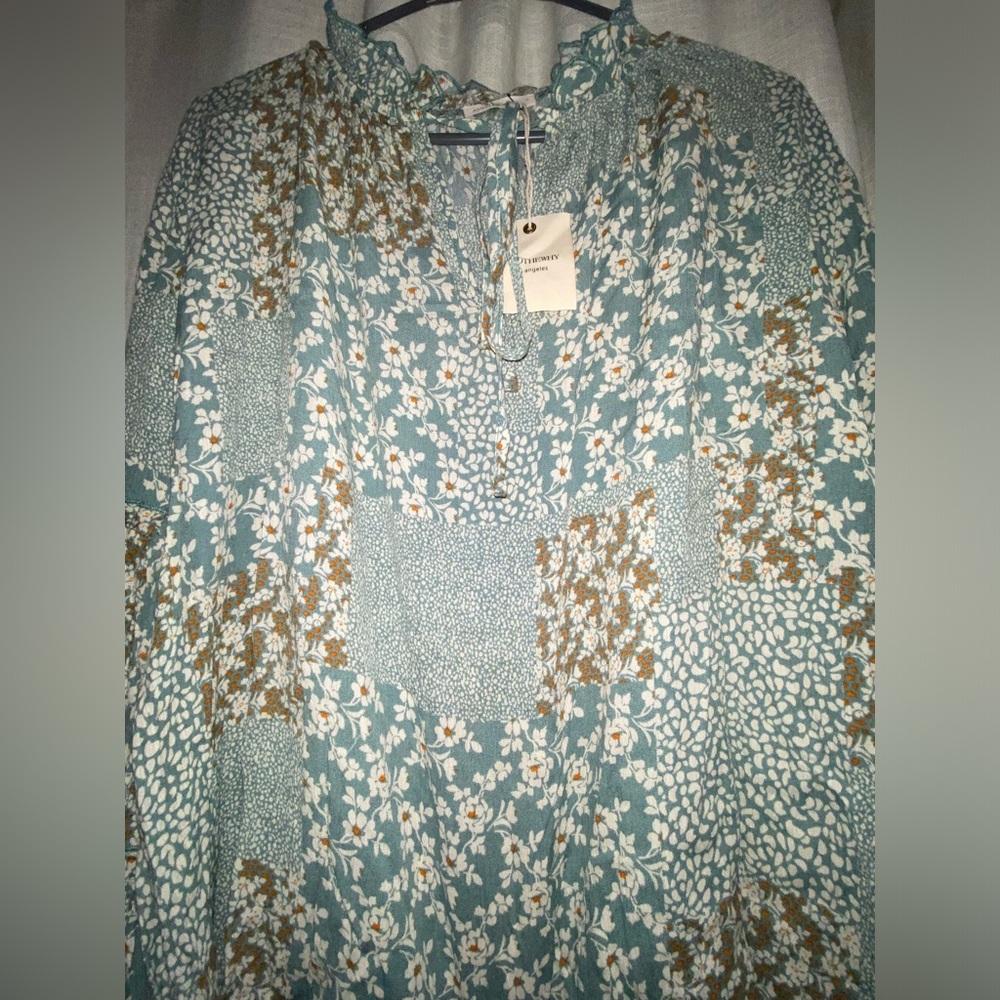 Floral Patchwork Blouse - Picture 2 of 3